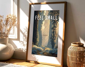 Sequoia National Park Print | Giant Redwood Forest Wall Art (Digital Download)