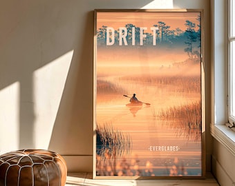 Everglades National Park Kayak Print | Florida Nature Wall Art (Digital Download)
