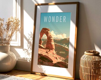 Arches National Park Print | Delicate Arch Utah Desert Landscape (Digital Download)