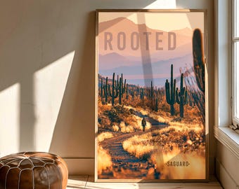 Saguaro National Park Print | Desert Landscape Wall Art (Digital Download)