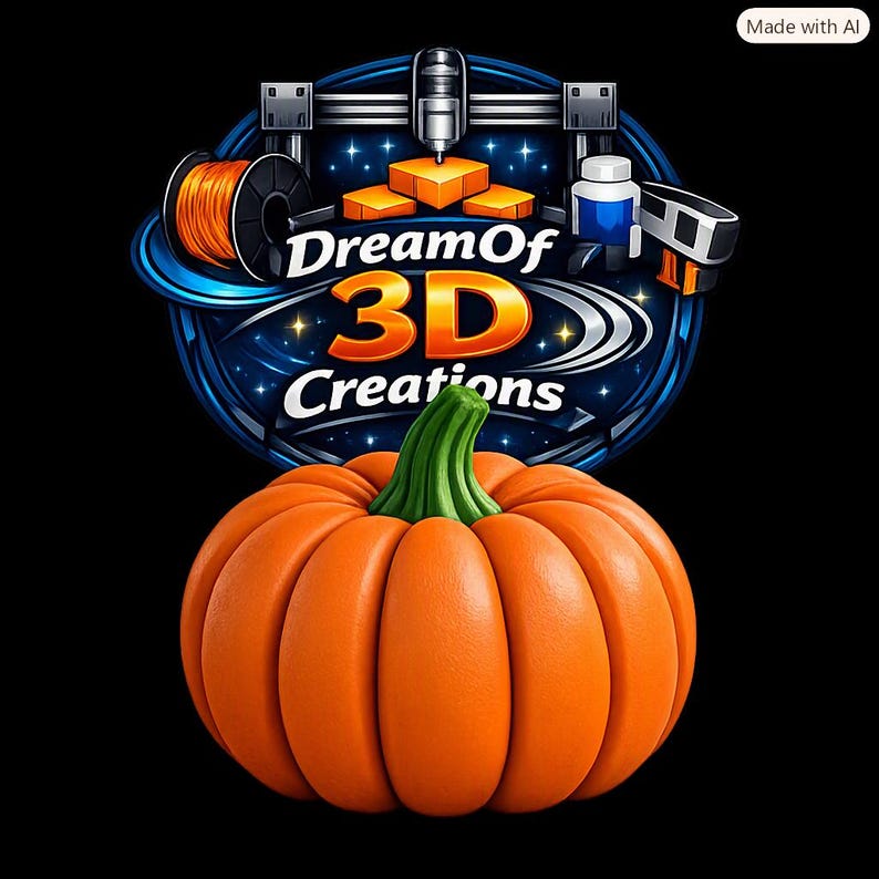 Circular Fall Backdrops 3D Printed Fall & Halloween Ornament - Etsy