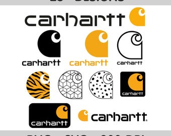 Fichiers png svg Carhartt logo | Lot de logos de marque Carhartt | Téléchargement instantané