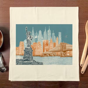 New York City Cityscape Towel – Skyline View of NYC