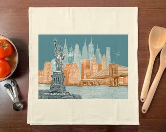 New York City Cityscape Towel – Skyline View of NYC