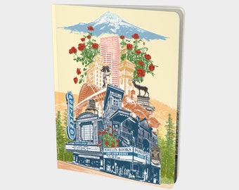 Portland, Oregon - "Rose City Column" - Notebook