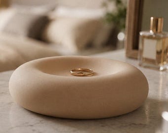 Engagement Ring Dish, Handmade Trinket Tray and Minimalist Jewelry Holder, Wedding Gift