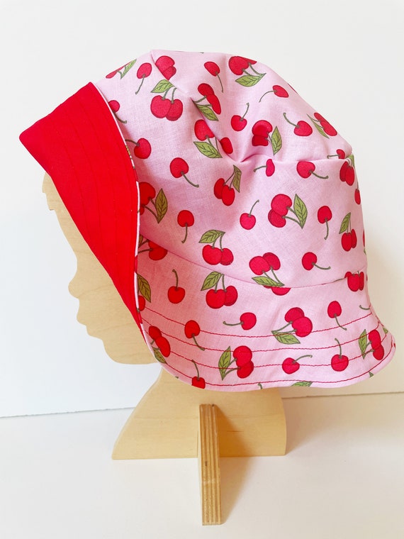 Colorful Cherry Bucket Hat Very Cherry Reversible Bucket Hat – Emerson and Friends main image 3