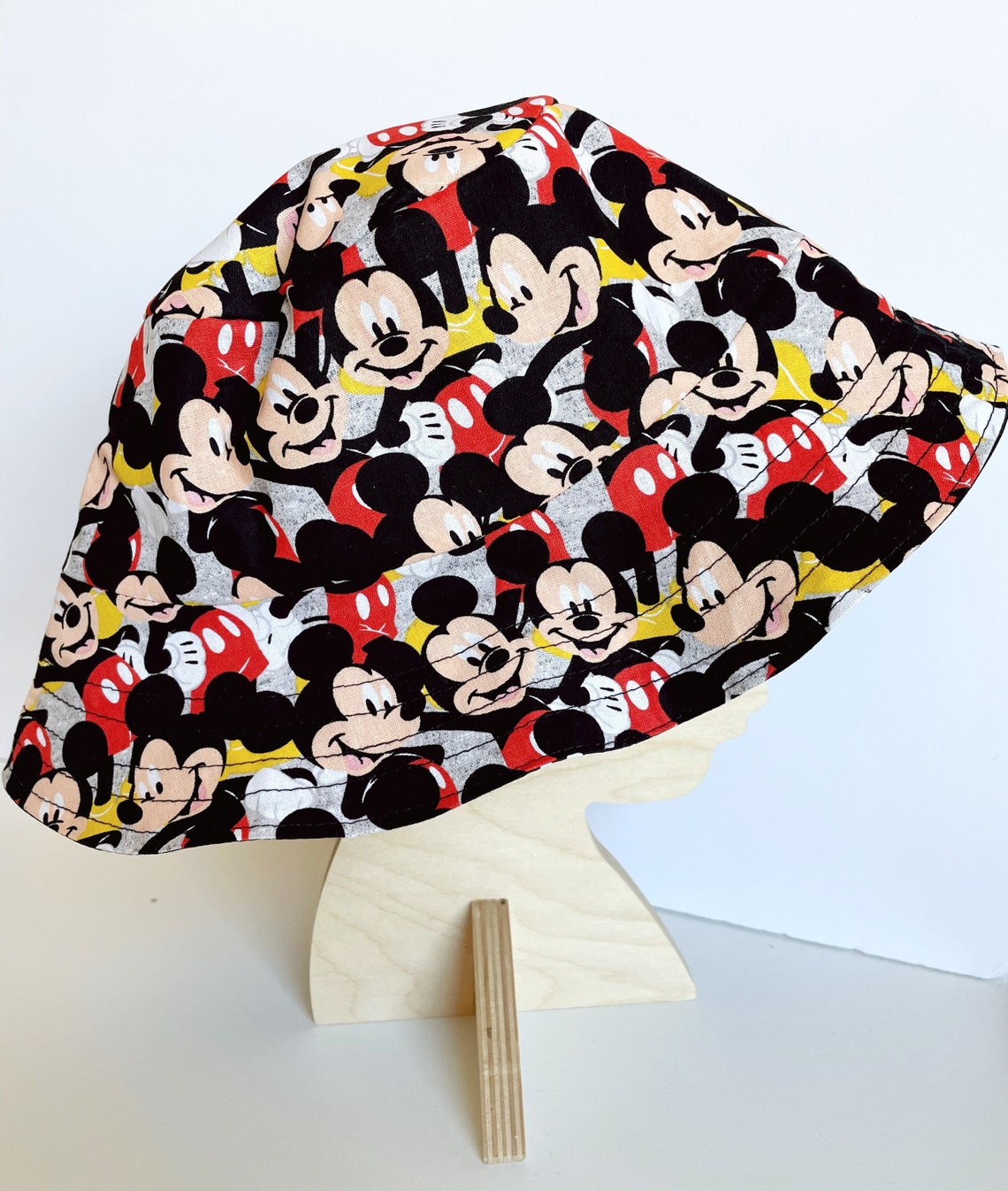 Mickey Disney Bucket Hat Mickey Mouse Ears Sun Hat Etsy