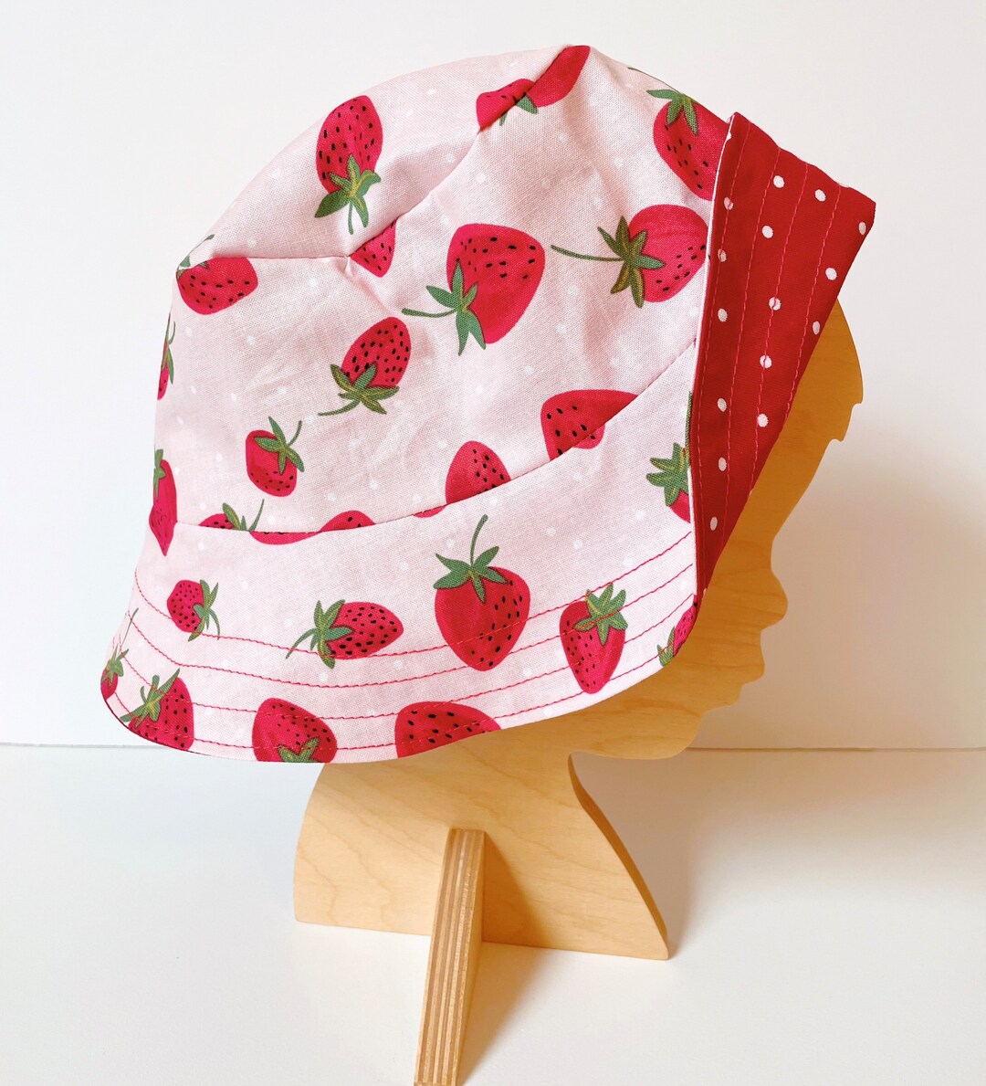 Babyhug Bucket Hat Fruits Print - Pink