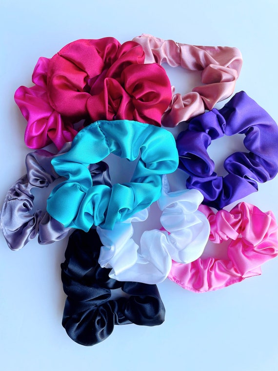 Silk Bauble Hair Tie Scrunchie Set of 3 Valentine’s Amazon.com : 2PCS Valentine main image 3