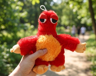 Poppy Playtime Chapter 5 Simon Smoke Plush Red Bird Monster Nightmare Critters Toy Poe Raven Horror Game Stuffed Animal Doll