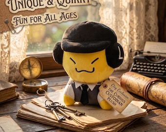 Roblox Forsaken Chance Plush Toy - Cute Horror Game Stuffed Animal Doll - Non-Binary Sentinel Collectible Gamer Gift for Kids