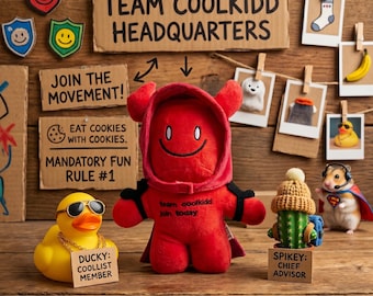 Roblox Forsaken Coolkidd Plush Toy The Forgotten Game c00lkidd Stuffed Animal Team c00lkidd Join Today Gamer Decor Gift