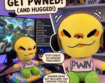 Andrew Plush Toy Bad Things Roblox Indie Horror Game Stuffed Animal Custom Gamer Gift