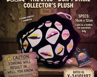 Roblox DOORS Eyes Plush Gamer Gift Horror Game Figure Custom Monster Toy