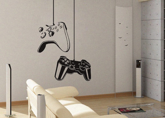 Gamer decal Gamer Wall decal video game wall decals gaming