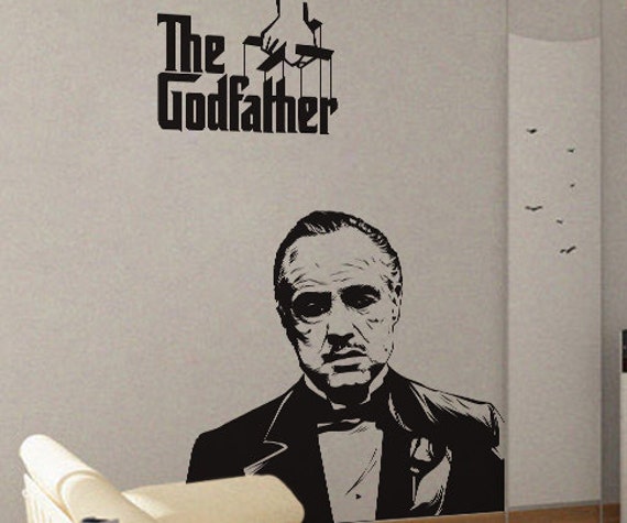 the godfather uber decals wall decal vinyl decor art sticker | etsy