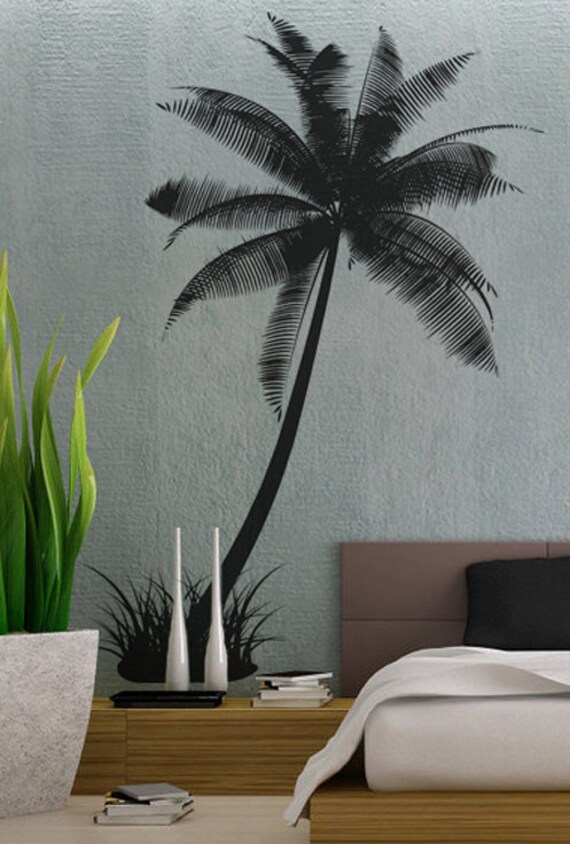 Palm Tree 2 uBer Decals Wall Decal Vinyl Decor Art Sticker Etsy