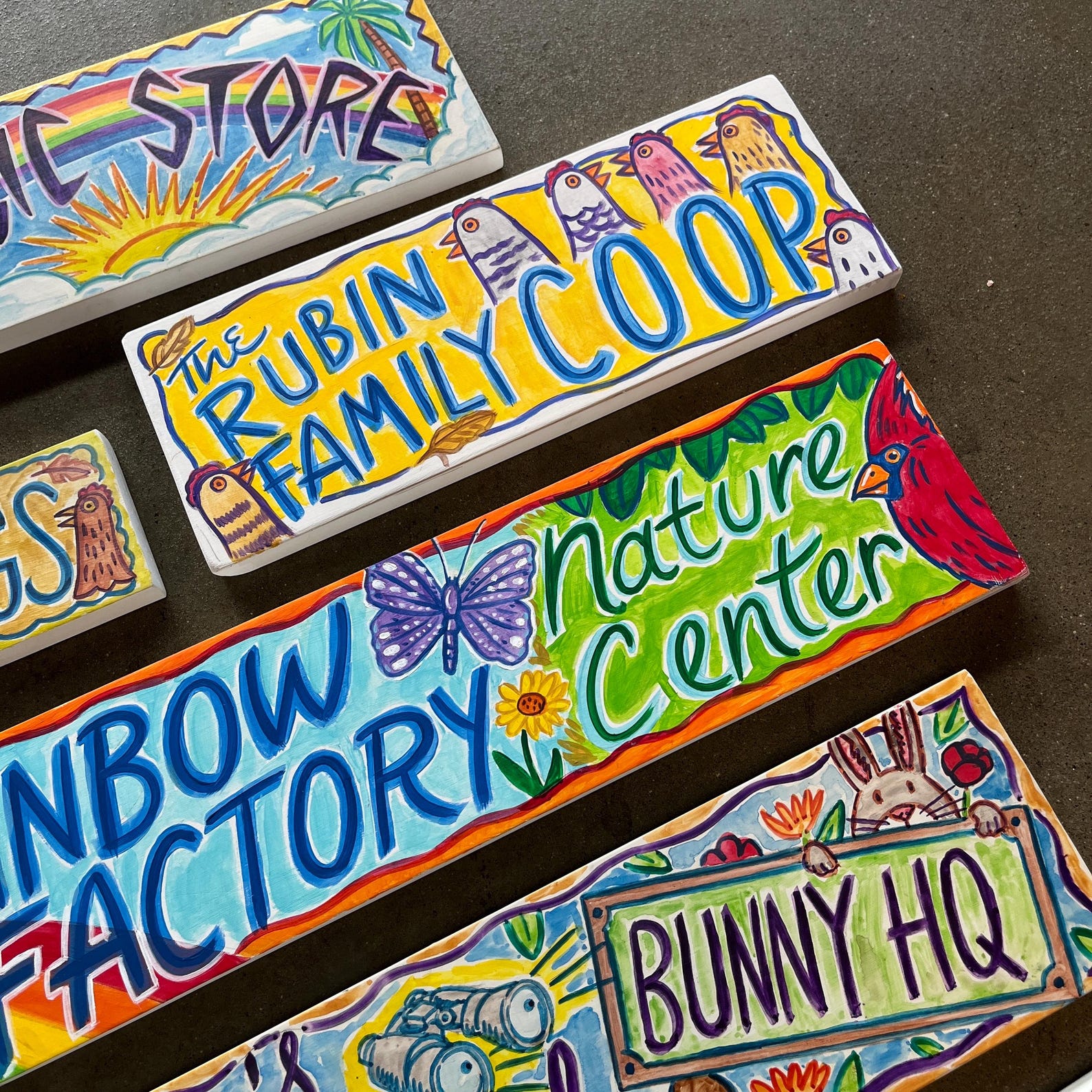 Hand Painted Personalized Wood Sign: Rustic Home Decor - Etsy