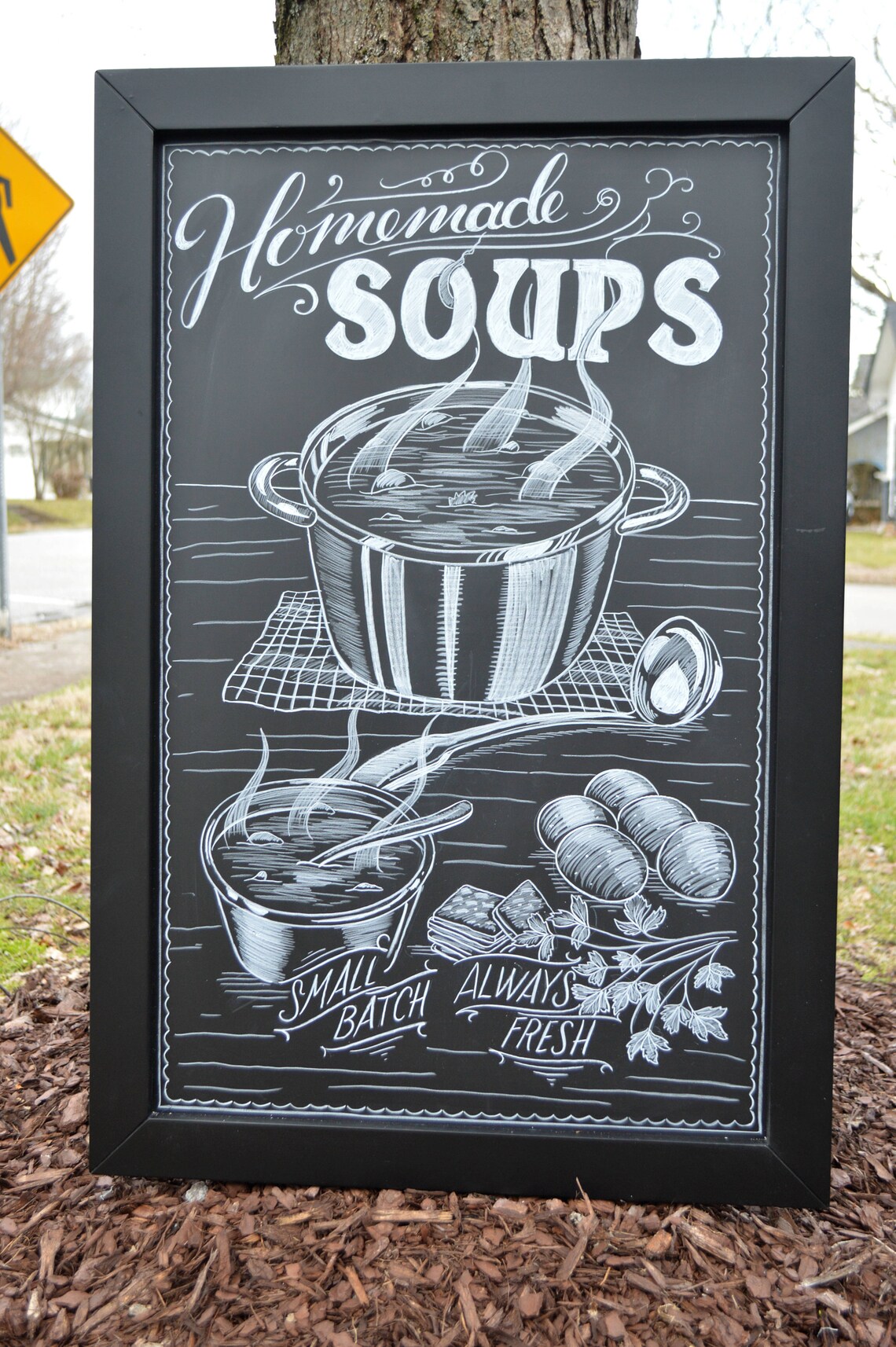 Restaurant Chalkboard Signs Restaurant Signs Permanent Art Etsy