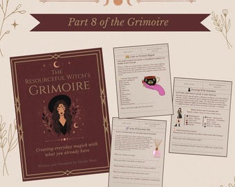 Quaderno di magia glamour / Stregoneria di bellezza e rituali di cura personale / Guida alla magia personale / Stregoneria per principianti