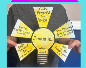 Illumination Station VBS Who is Jesus Light Bulb Craft