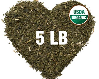 Organic Lemon Balm (Melissa officinalis) – 5 lb Bulk
