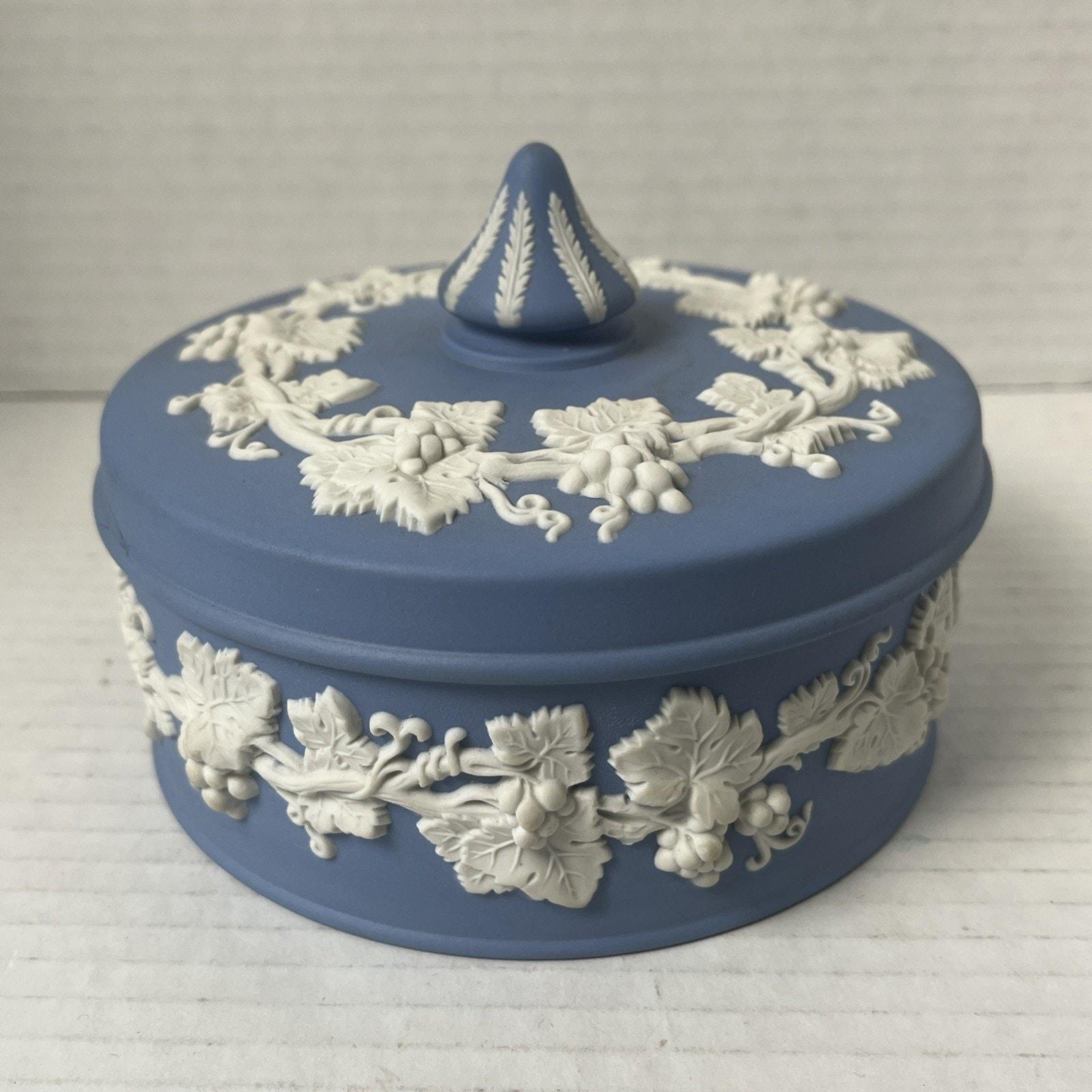 Wedgwood Round Trinket Box - Etsy