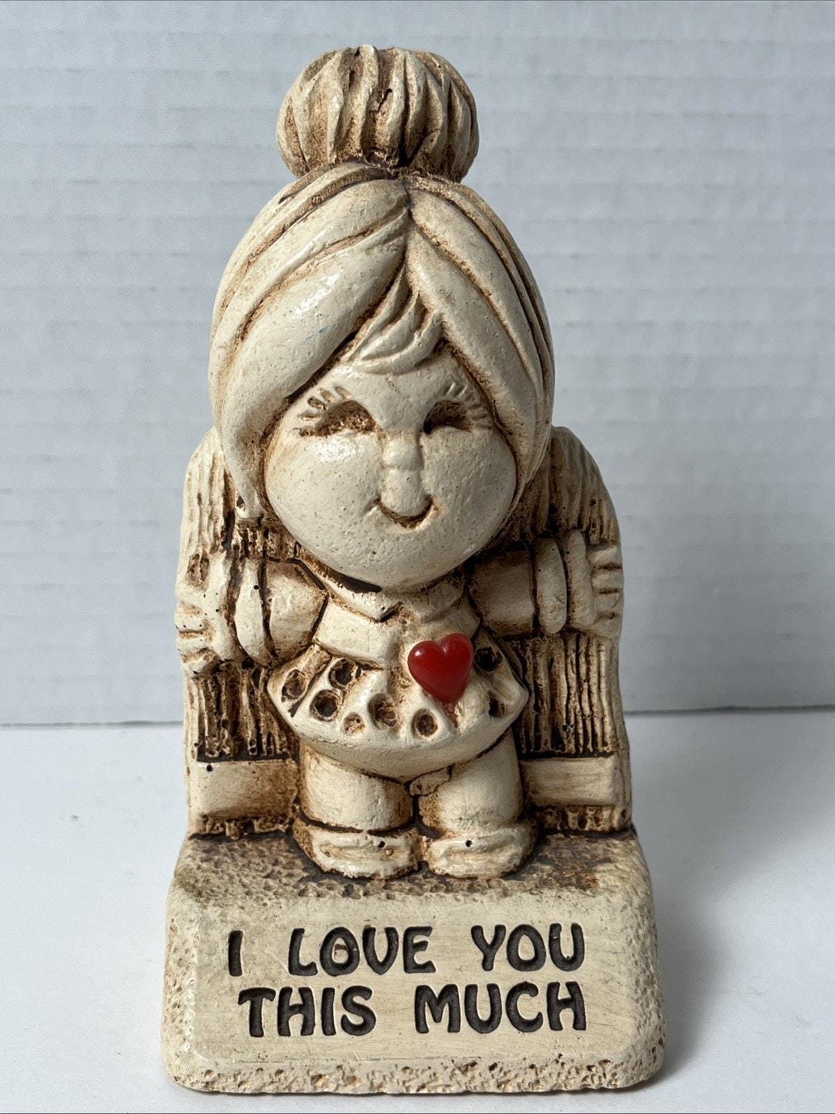 I Love You This Much Figurine - Etsy