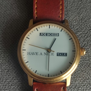 Orologio Timex Joe Boxer vintage del 1995 "Have a Nice..." - Parti/Riparazione - Funzionante
