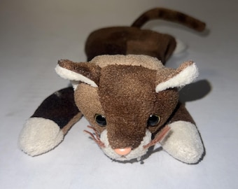 TY Beanie Baby - POUNCE el gato 1997 (8 pulgadas)