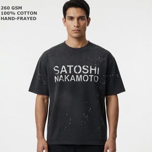 Satoshi Nakamoto T Shirt - Etsy