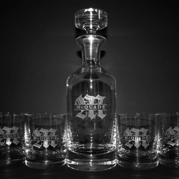 Crystal Decanter Etsy