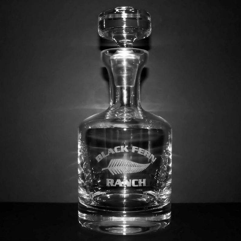 Custom Engraved Whiskey Decanter Etsy