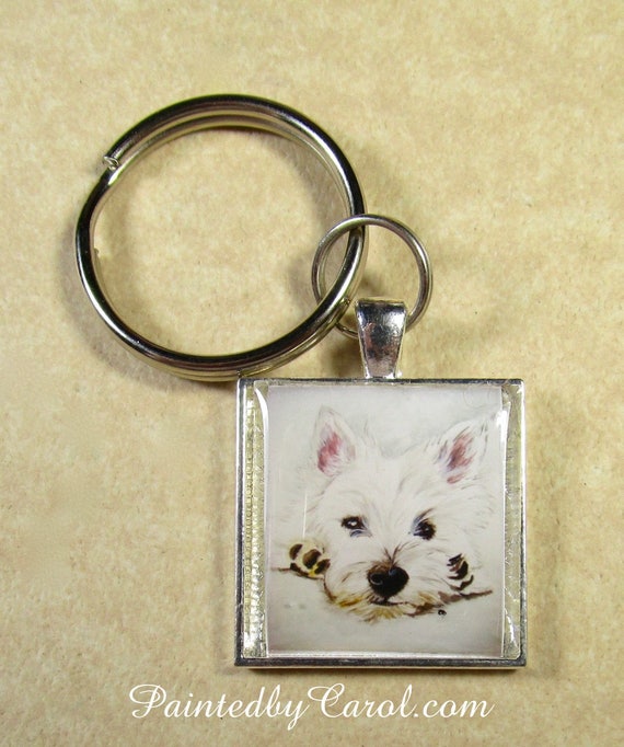 westie keyring