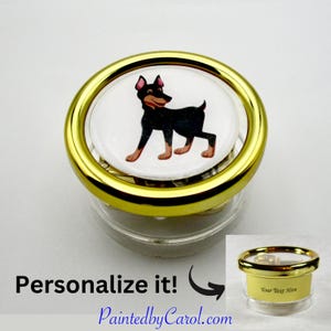 Doberman Pinscher Music Box, Doberman Pinscher Gift, Doberman Pinscher Mom Gift, Doberman Pinscher Memorial Gift, Personalized Dog Gifts