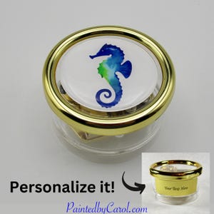 Seahorse Music Box, Seahorse Gifts, Beach Music Box, Beach Gifts, Sea Life Gifts, Gifts with Seahorse, Gifts for Girls, Personalized Gifts