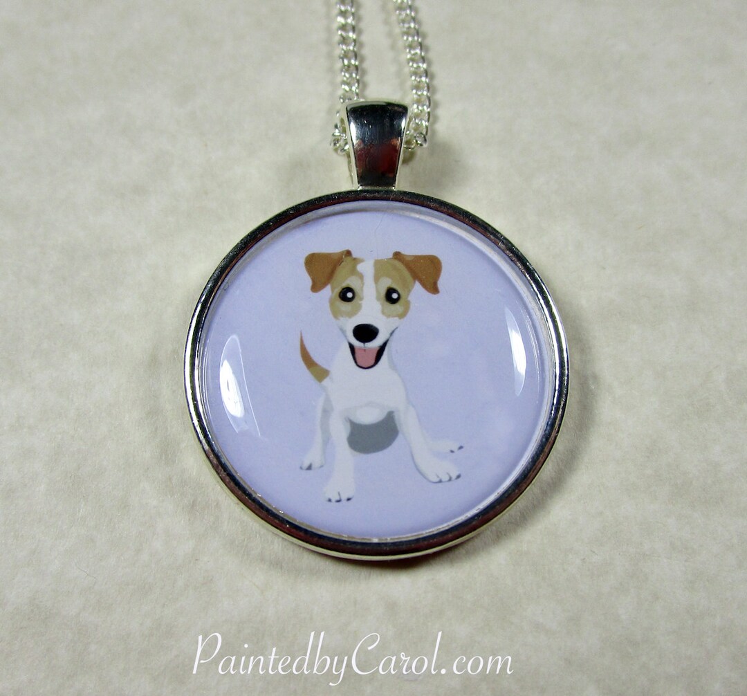 Jack Russell Terrier Pendant, Jack Russell Necklace, Jack Russell