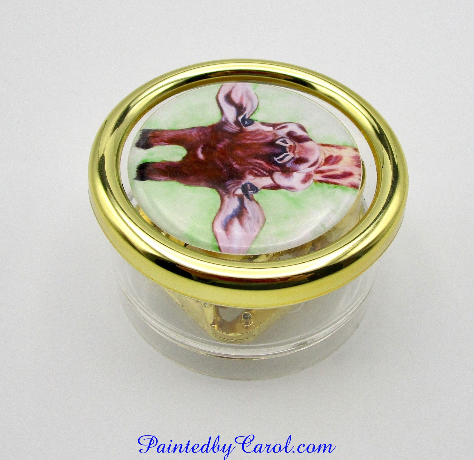 Giraffe Music Box Giraffe Gifts African Wildlife Gifts Etsy