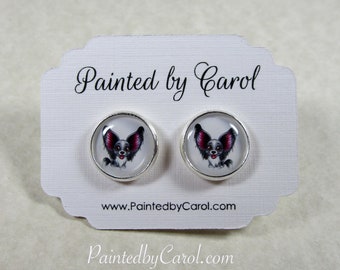 Papillon Earrings, Papillon Jewelry, Papillon Gifts, Papillon Studs, Papillon Leverbacks, Papillon Wires, Papillon Mom Gifts