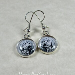 Labradoodle Earrings, Black Labradoodle Jewelry, Labradoodle Gifts ...