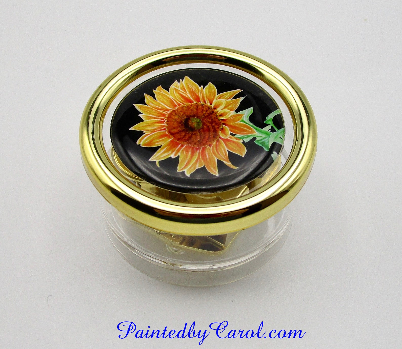 Sunflower Music Box Sunflower Gifts Yellow Flower Gifts Etsy UK