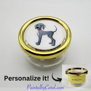 Weimaraner Music Box, Weimaraner Gifts, Weimaraner Mom Gifts, Weimaraner Memorial Gifts, Weimaraner Dad Gifts, Personalized Dog Gifts