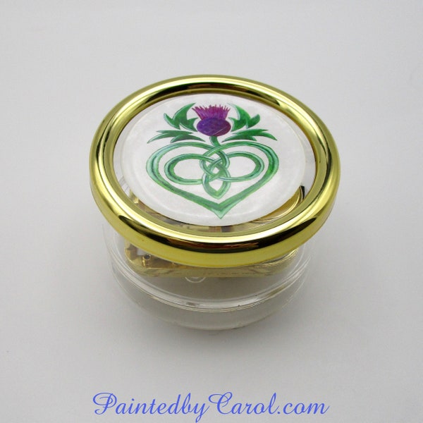 Celtic Thistle Music Box, Celtic Gifts, Thistle Music Box, Anniversary Music Box, Valentine's Day Music Box, Mother's Day Gifts