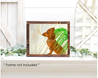 Dachshund Print, Dachshund Painting, Dachshund Giclee Print, Dachshund Painting, Dachshund Art, Dachshund Art, Wiener Dog Gifts