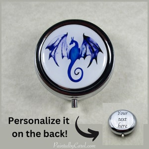 Dragon Pillbox, Dragon Pill Box, Dragon Gifts, Gamer Gifts, Dragon Pill Case, Dragon Pill Container, Gifts for Gamers