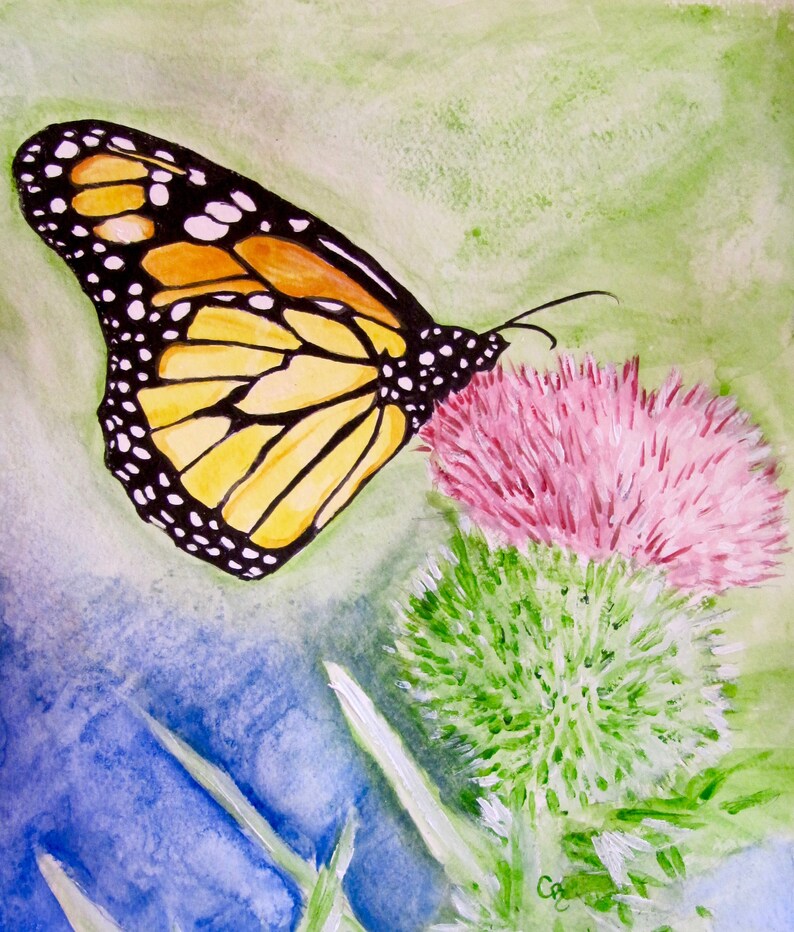 Monarch Butterfly Note Cards Butterfly Stationery Butterfly - Etsy