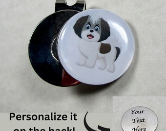 Shih Tzu Golf Ball Marker, Shih-Tzu Gifts, Shih Tzu Dad Gifts, Shih Tzu Golf Gifts, Shih Tzu Father's Day Gifts, Shih Tzu Gifts for Him