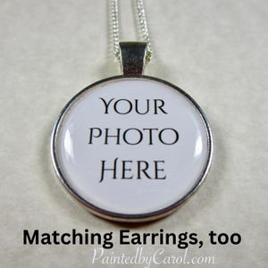 Your Photo Pendant, Custom Photo Jewelry, Custom Photo Necklace, Custom Mom Gifts, Personalized Gifts, Custom Photo Jewelry