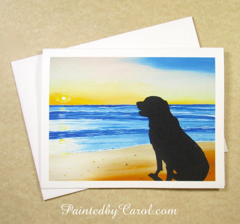 Water Dog Labrador Retriever Note Card Set